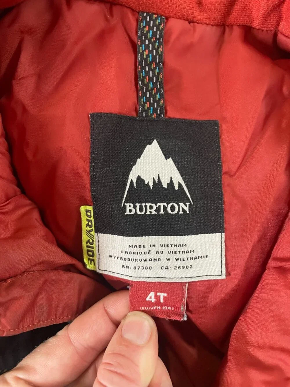 BURTON 4T Snow Suit - Toddler Boys